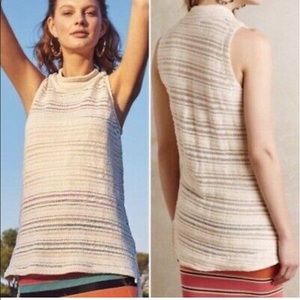 Dolan Anthropologie piedra cream knit tunic